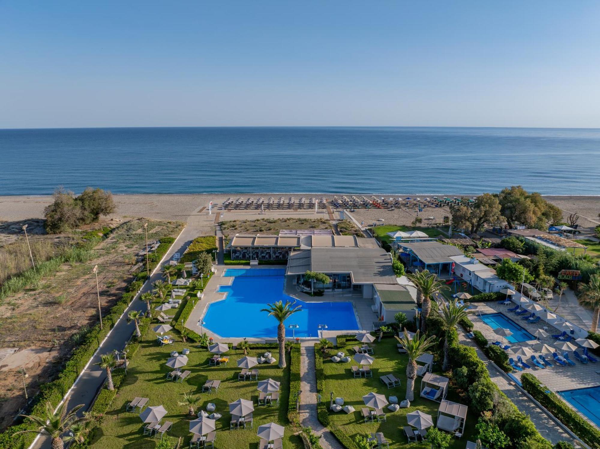 Marinos Beach Hotel พลาตาเนส ภายนอก รูปภาพ